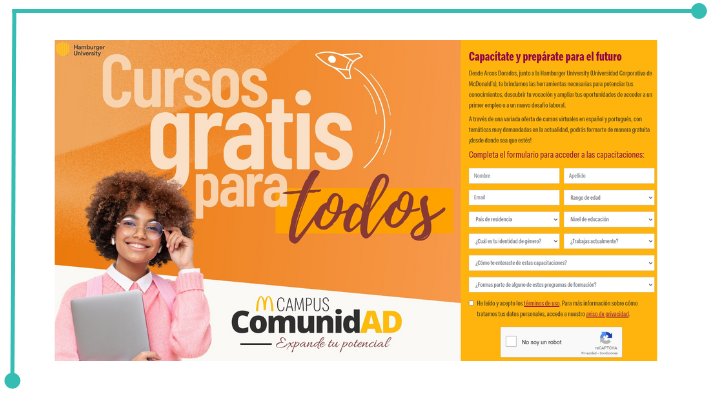 McDonald's corporate university interface