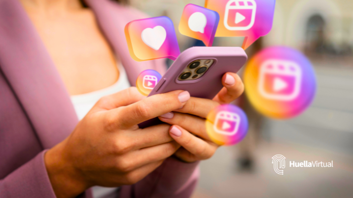 usuaria activa respondiendo a campaña digital en Instagram