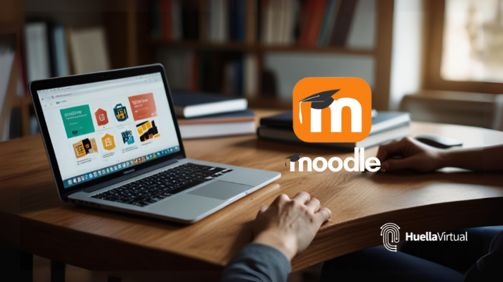 Aula virtual de Universidad con Moodle
