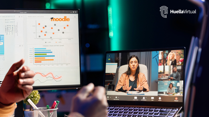 métricas en Moodle LMS de cursos